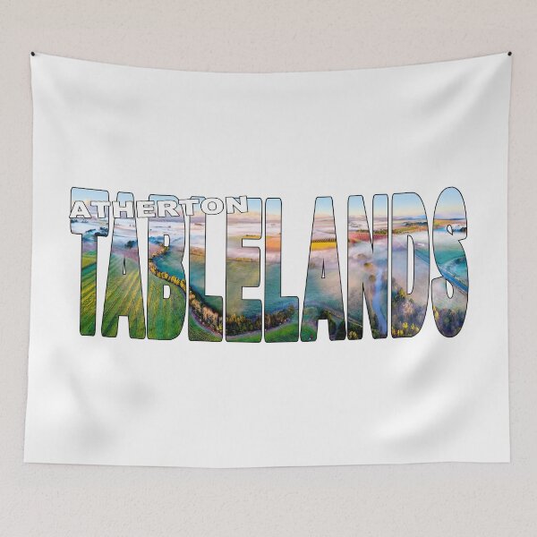 Item preview, ATHERTON TABLELANDS - North QLD Foggy Sunrise Farms Creeks designed and sold by Adam Gormley.