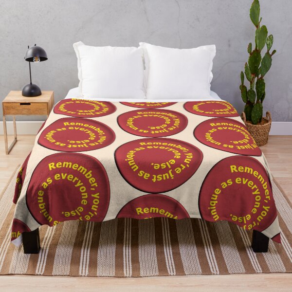 Item preview, Remember you're just as unique as everyone else red designed and sold by mntimg.