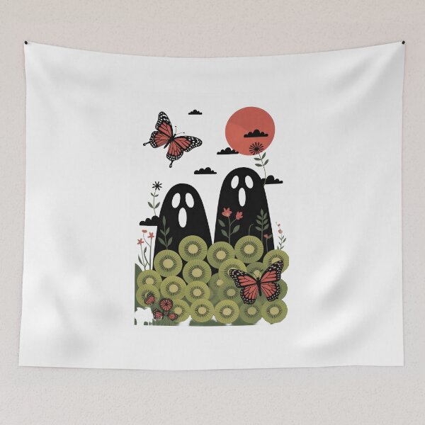 Item preview, A digital painting of Walter the ghost with his companion  designed and sold by Mona's studio.