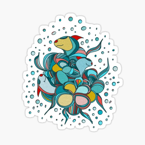 Shark Fantasy Sticker