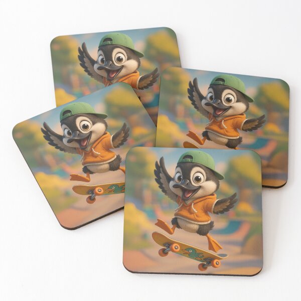 Item preview, Skater Common Goldeneye Duck designed and sold by Sillytoe.
