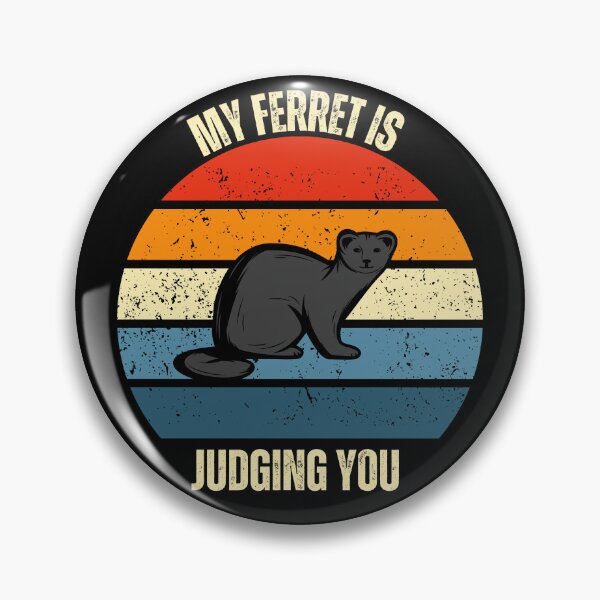 Item preview, Judgmental Ferret designed and sold by WildInkFusion.