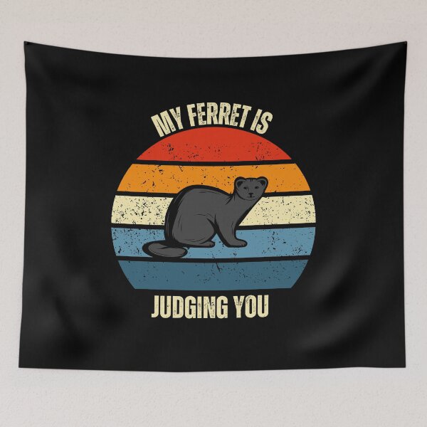 Item preview, Judgmental Ferret designed and sold by WildInkFusion.