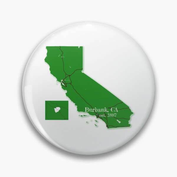 Item preview, Burbank, CA [Green] designed and sold by PhilbonianDezin.