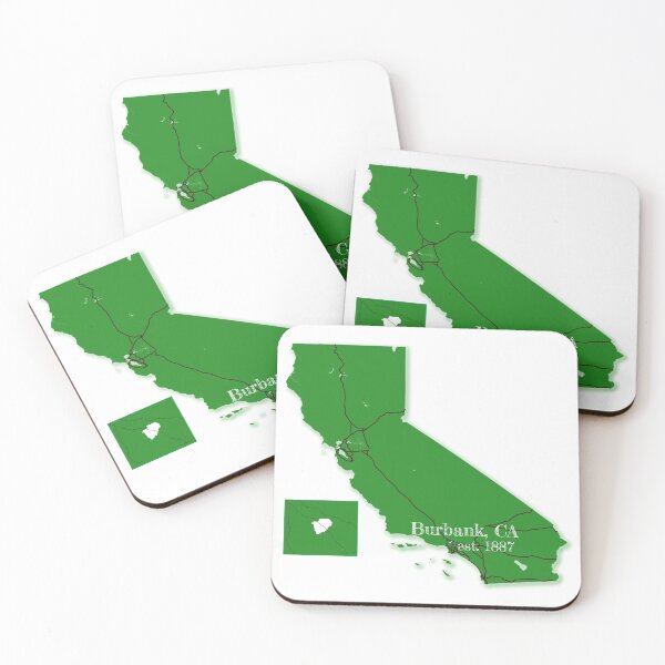 Item preview, Burbank, CA [Green] designed and sold by PhilbonianDezin.