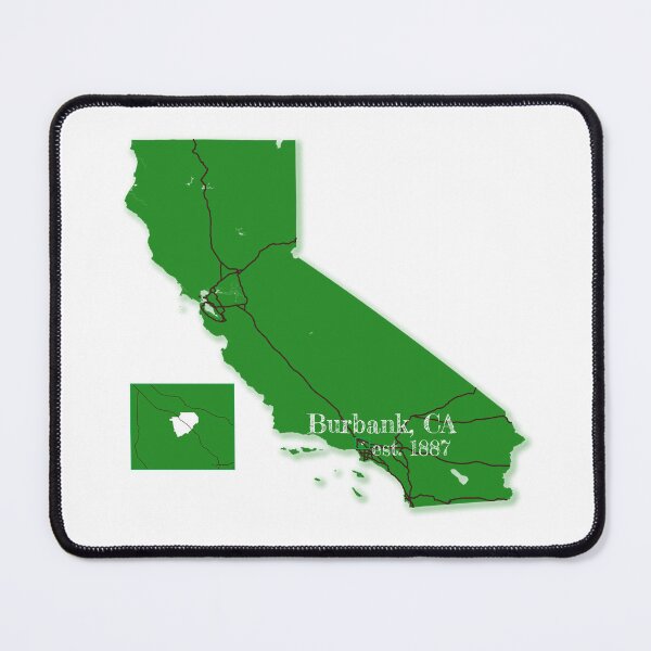 Item preview, Burbank, CA [Green] designed and sold by PhilbonianDezin.