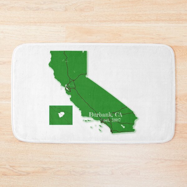 Item preview, Burbank, CA [Green] designed and sold by PhilbonianDezin.