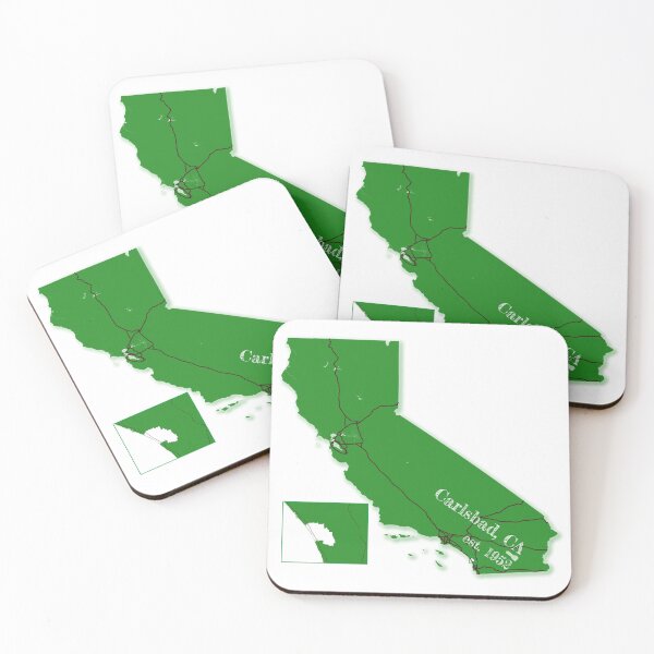 Item preview, Carlsbad, CA [Green] designed and sold by PhilbonianDezin.