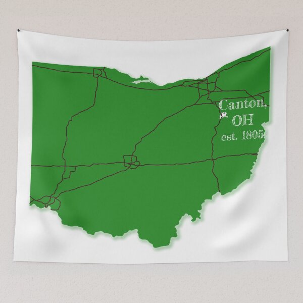 Item preview, Canton, OH [Green] designed and sold by PhilbonianDezin.