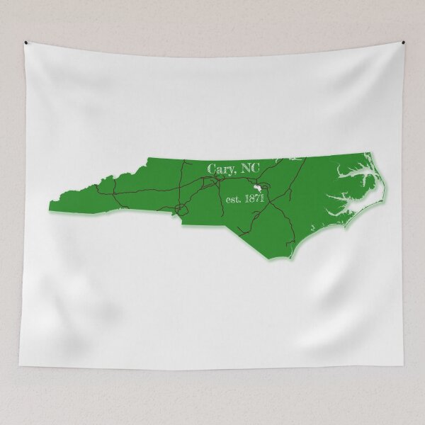 Item preview, Cary, NC [Green] designed and sold by PhilbonianDezin.