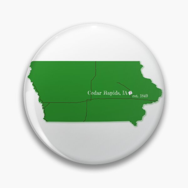 Artikelvorschau, Cedar Rapids, IA [Grün] entworfen und verkauft von PhilbonianDezin.