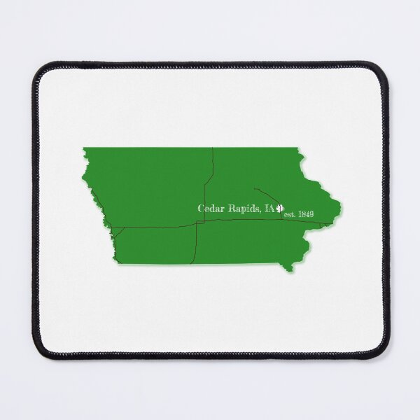 Item preview, Cedar Rapids, IA [Green] designed and sold by PhilbonianDezin.