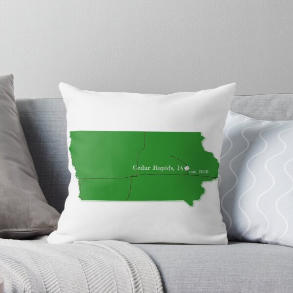 Item preview, Cedar Rapids, IA [Green] designed and sold by PhilbonianDezin.