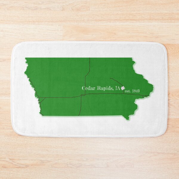 Item preview, Cedar Rapids, IA [Green] designed and sold by PhilbonianDezin.