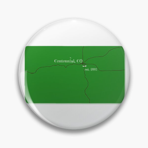 Item preview, Centennial, CO [Green] designed and sold by PhilbonianDezin.
