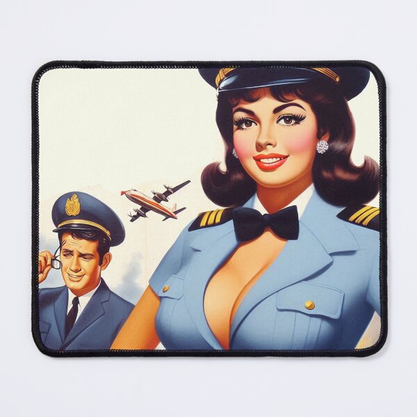 Artikelvorschau, Vintage Flugzeug Pinup entworfen und verkauft von PulpVintage.