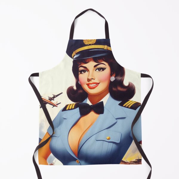 Item preview, Vintage Airplane Pinup designed and sold by PulpVintage.