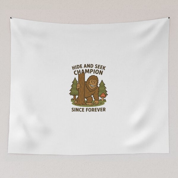 Item preview, Bigfoot Hide and Seek Champion designed and sold by PixelSproutArt.
