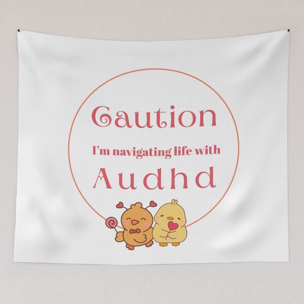 Item preview, Caution I'm navigating life with audhd designed and sold by The Courtesan Boutique.