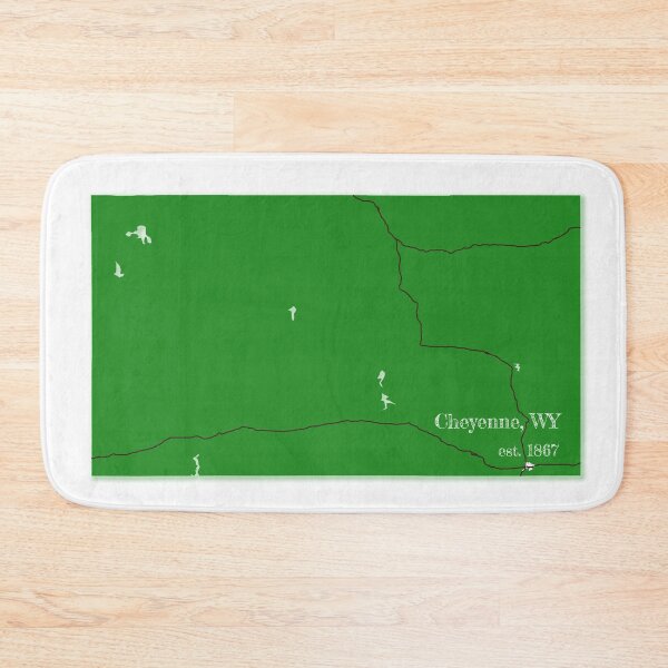Item preview, Cheyenne, WY [Green] designed and sold by PhilbonianDezin.