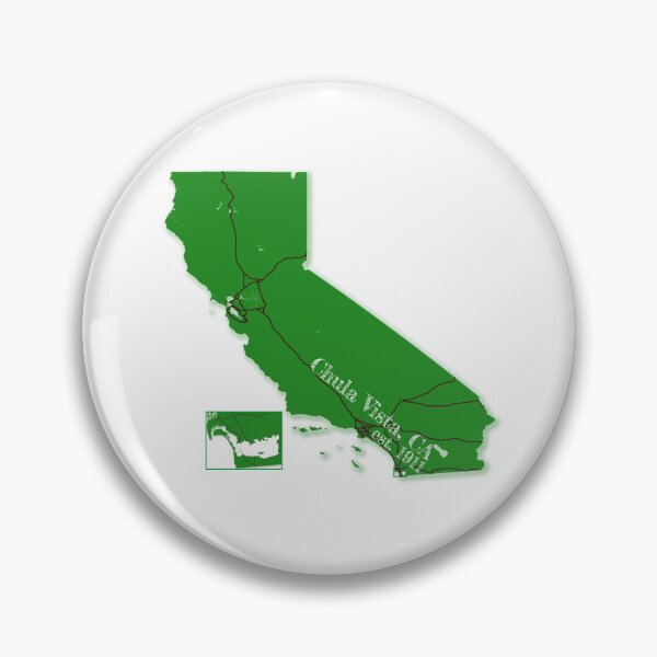 Item preview, Chula Vista, CA [Green] designed and sold by PhilbonianDezin.