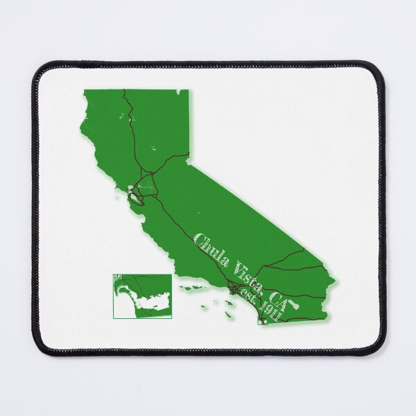 Item preview, Chula Vista, CA [Green] designed and sold by PhilbonianDezin.