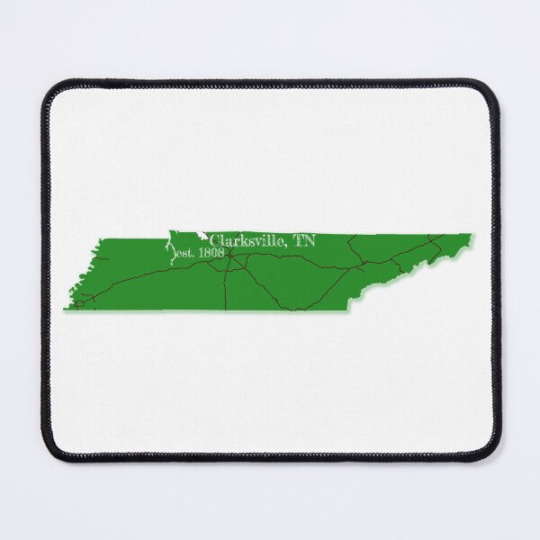Item preview, Clarksville, TN [Green] designed and sold by PhilbonianDezin.