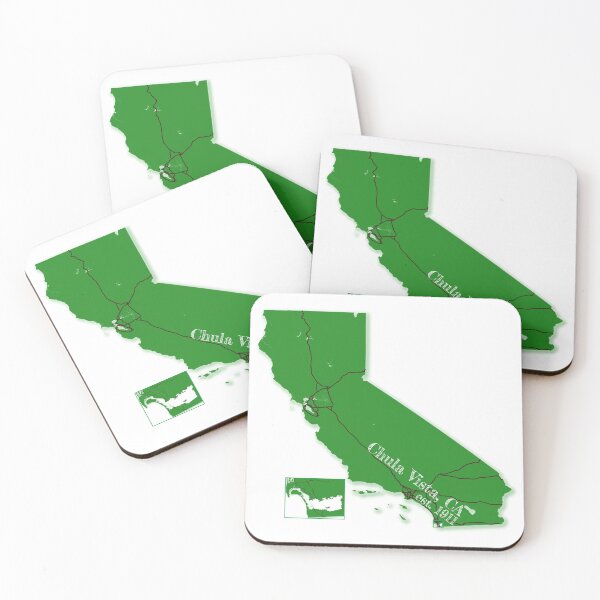 Item preview, Chula Vista, CA [Green] designed and sold by PhilbonianDezin.