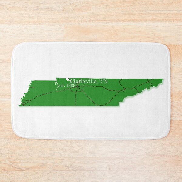 Item preview, Clarksville, TN [Green] designed and sold by PhilbonianDezin.