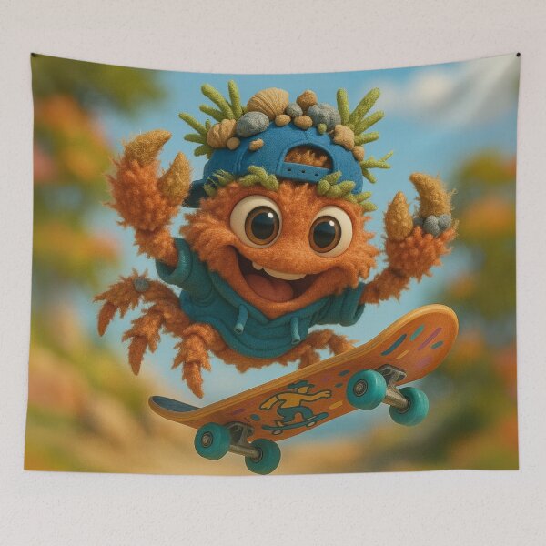 Item preview, Skater Decorator Crab designed and sold by Sillytoe.