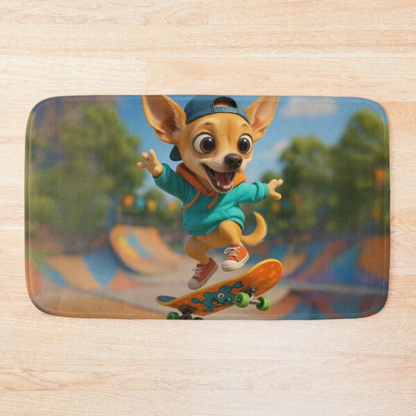 Item preview, Skater Deer Head Chihuahua designed and sold by Sillytoe.