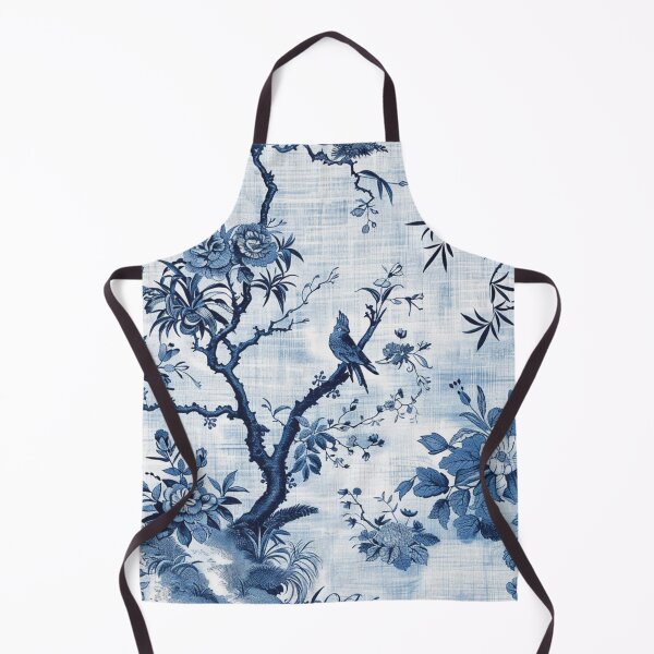 Item preview, Blue Chinoiserie Asian French Toile Pattern Pillow, Phone Case & Blanket for Women, Classic Blue Chinoiserie Toile Design Christmas Gift for Mom, Friend, Chic Blue Chinoiserie Toile Pattern Gift designed and sold by Noe Mill.