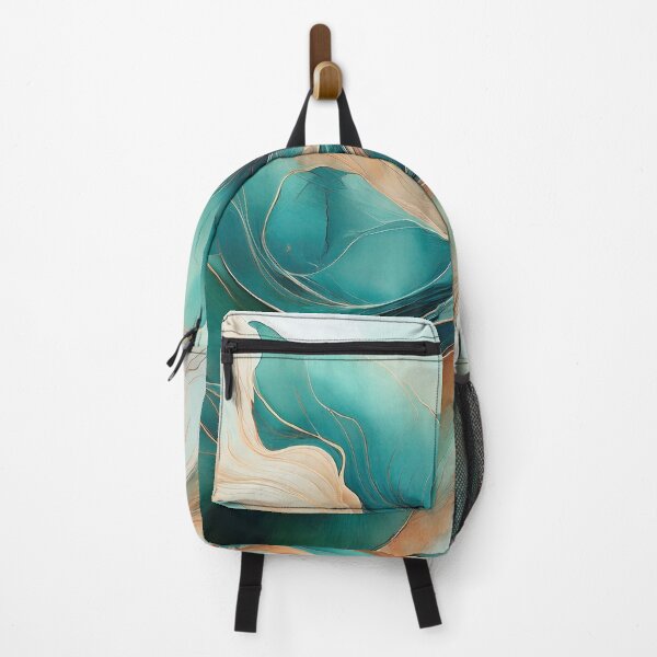 Item preview, Whirlwind of Teal and Copper designed and sold by Jill Nightingale.