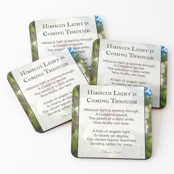 Item preview, Hibiscus Light is Coming Through – Inspirational Nature Poem by Pamela Storch designed and sold by Pamela Storch.