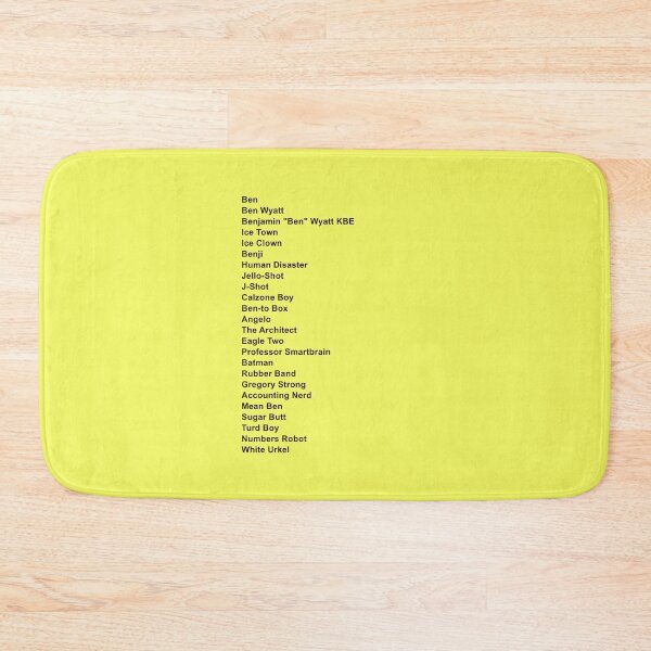 Item preview, Ben Wyatt Aliases – Parks and Recreation Funny Quote Design designed and sold by from here 2 mars.