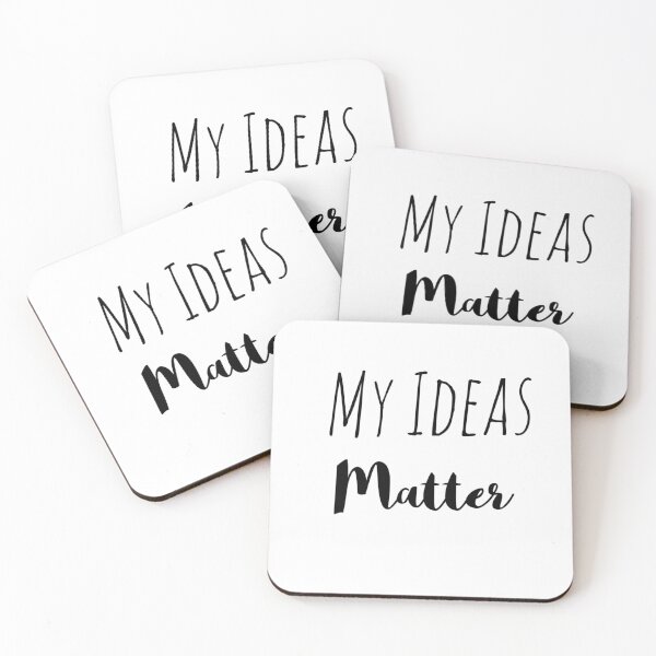 Item preview, My Ideas Matter – Creative Confidence Quote Art designed and sold by Camila  Ardila.