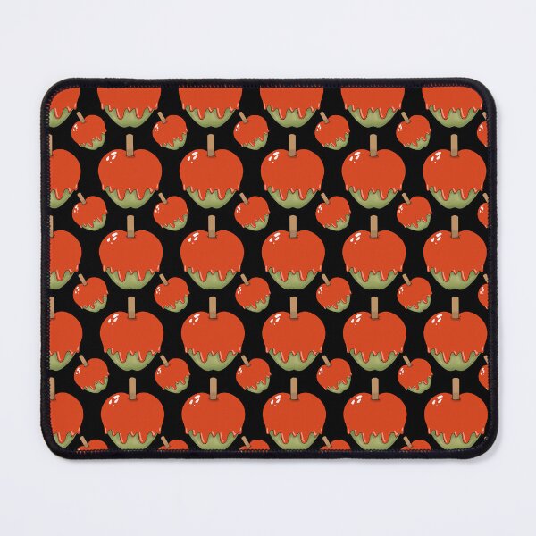 Item preview, Halloween Candy Apple Pattern on Black designed and sold by Artistestella.