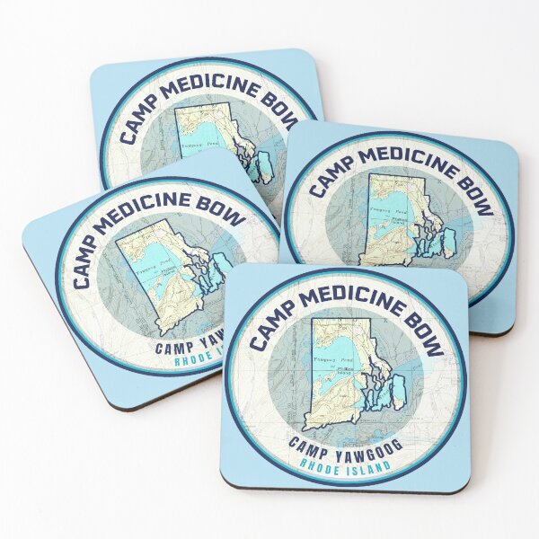 Item preview, Rhode Island Souvenir Map - Camp Medicine Bow Yawgoog designed and sold by Willz Designz.