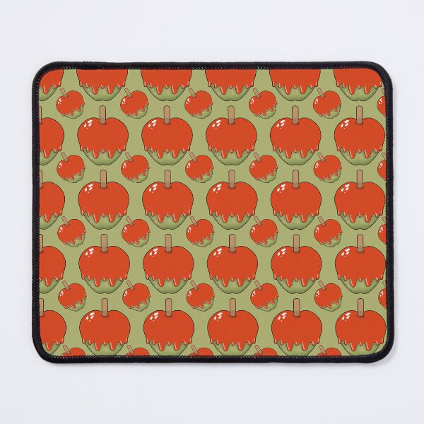 Item preview, Halloween Candy Apple Pattern on Green designed and sold by Artistestella.