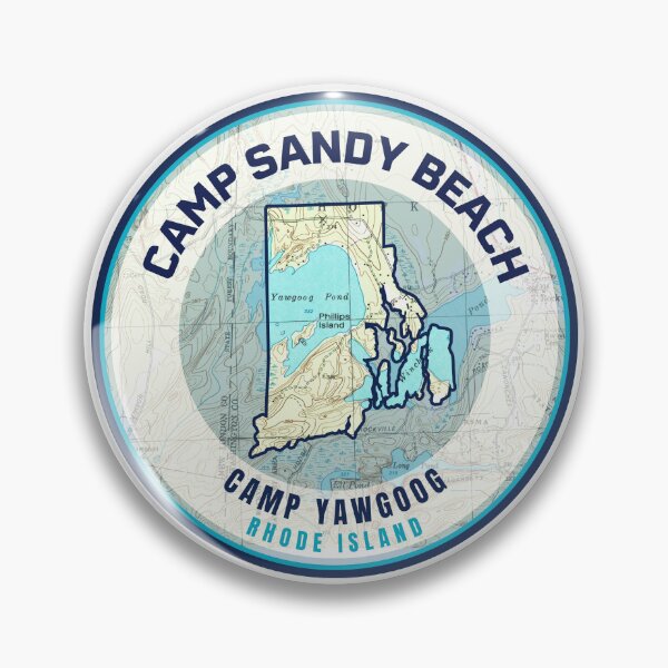 Item preview, Rhode Island Souvenir Map - Camp Sandy Beach Yawgoog designed and sold by Willz Designz.