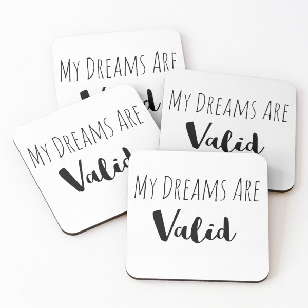 Item preview, My Dreams Are Valid – Empowerment & Belief Affirmation Art designed and sold by Camila  Ardila.