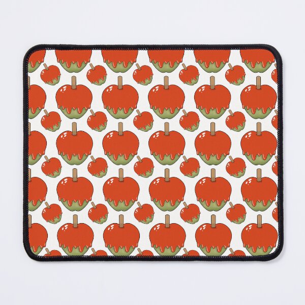 Item preview, Halloween Candy Apple Pattern on White designed and sold by Artistestella.