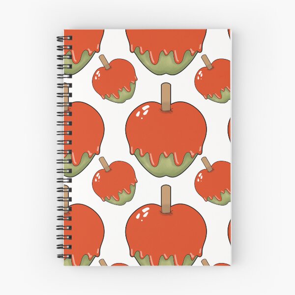 Item preview, Halloween Candy Apple Pattern on White designed and sold by Artistestella.