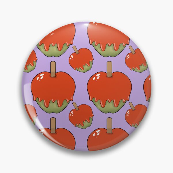 Item preview, Halloween Candy Apple Pattern on Purple designed and sold by Artistestella.