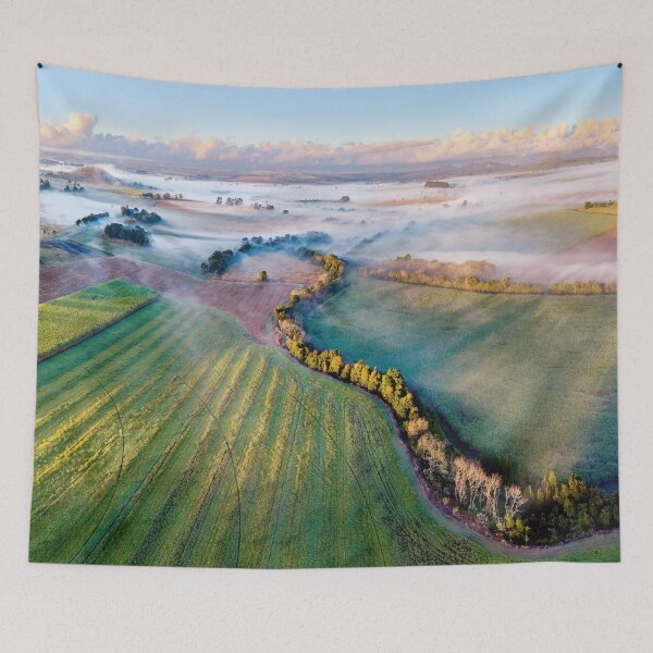 Item preview, Atherton Tablelands Far North Queensland Foggy Sunrise designed and sold by Adam Gormley.