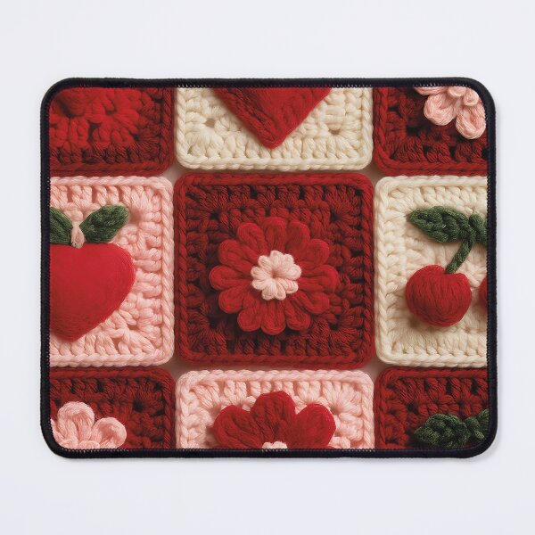 Item preview, Cherry Pattern Knit Style Cute Holiday Stickers, Pillows, Phone Case & Gifts for Women, Cozy Cherry Knit Style Pattern Christmas & New Year Gift Idea for Her, Cozy Aesthetic Gifts for Mom & Girls designed and sold by Noe Mill.