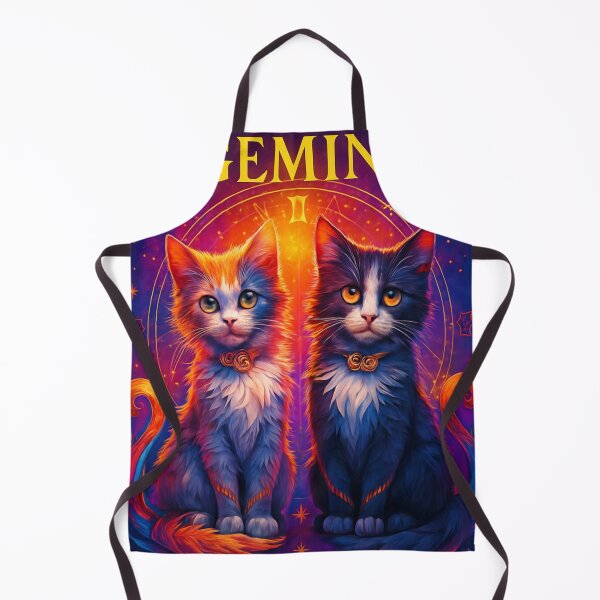 Item preview, Gemini Zodiac Cat – Astrology Horoscope Design designed and sold by Luis Betancourt illustrations.