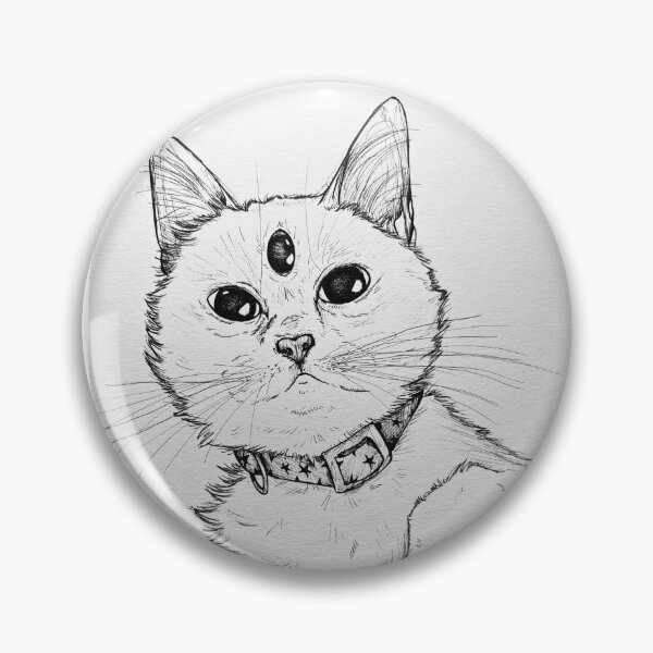 Item preview, three eyed kitty designed and sold by morgsscribbles5.