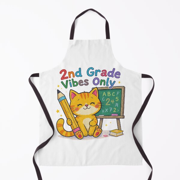 Item preview, cute 2nd grade vibes cat designed and sold by Uglyandcute.