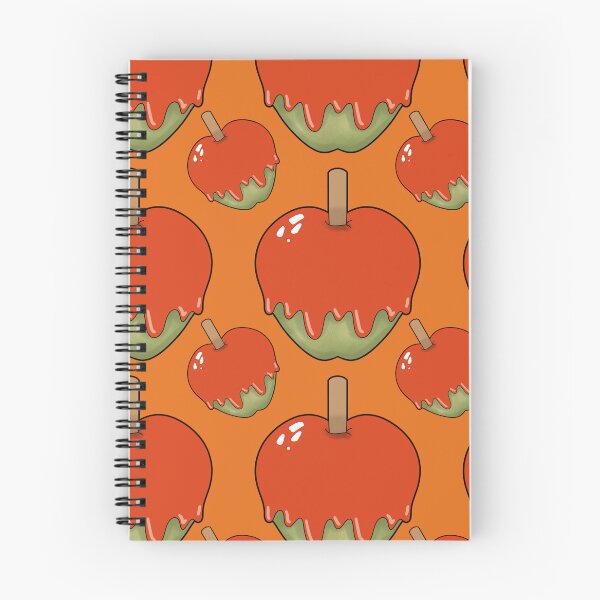 Item preview, Halloween Candy Apple Pattern on Orange designed and sold by Artistestella.
